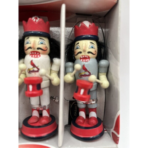 MLB St. Louis  Cardinals Nutcracker Ornaments 4 pack NIB Christmas Decor - Picture 7 of 10
